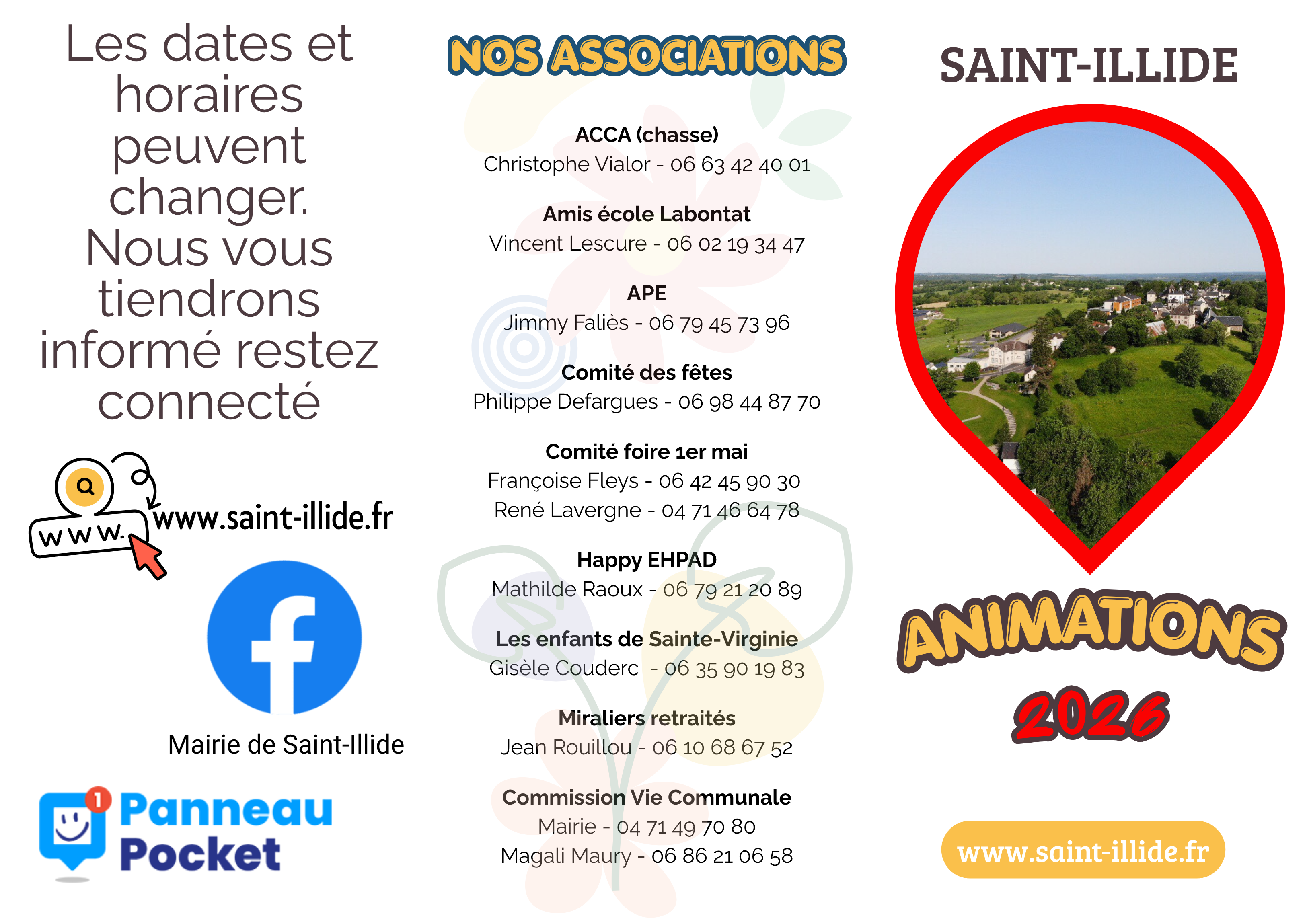 MANIFESTATIONS 2026 Mairie de Saint-Illide